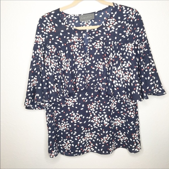 Anthropologie Sunday in Brooklyn Deluna Tiered Blouse - Picture 3 of 7